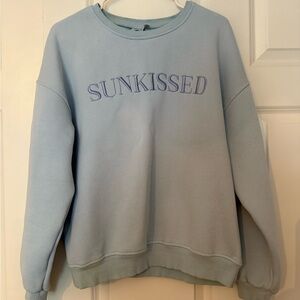Sky Blue 'Sunkissed' Crewneck